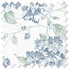 Shabby Chic by Rachel Ashwell Romantic Rose (Blackout), Blue - Twist&Fit Roller Blind